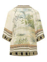 SEVENTY 19.70 - Camicia con Stampa Paesaggio - Verde - LIDIASHOPPING® - Official Website