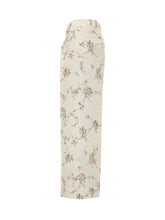 SEVENTY 19.70 - Pantaloni Ampi con Stampa Floreale - Beige - LIDIASHOPPING® - Official Website