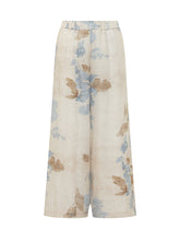 SEVENTY 19.70 - Pantaloni Ampi con Stampa Paesaggio - Beige - LIDIASHOPPING® - Official Website