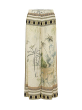SEVENTY 19.70 - Pantaloni Ampi con Stampa Paesaggio - Verde - LIDIASHOPPING® - Official Website