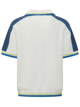 CASABLANCA - Short-sleeve Crochet Shirt - White - LIDIASHOPPING® - Official Website