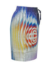 CASABLANCA - Graphic Print Shorts with Elastic Waist - Blue - LIDIASHOPPING® - Official Website