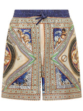 CASABLANCA - Shorts Musique in Seta - Multicolore - LIDIASHOPPING® - Official Website