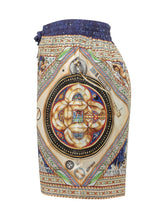 CASABLANCA - Shorts Musique in Seta - Multicolore - LIDIASHOPPING® - Official Website