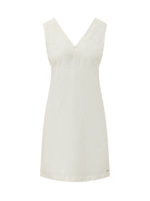 CALVIN KLEIN - Abito Mini con Scollo a V - Bianco | Lidia Shopping ® | Official Website