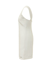 CALVIN KLEIN - Abito Mini con Scollo a V - Bianco | Lidia Shopping | Official Website