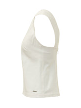 CALVIN KLEIN - Textured Sleeveless Top - White - LIDIASHOPPING® - Official Website