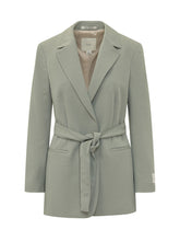 CALVIN KLEIN - Blazer con Cintura e Rever - Verde - LIDIASHOPPING® - Official Website