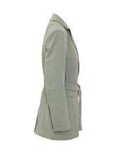 CALVIN KLEIN - Blazer con Cintura e Rever - Verde - LIDIASHOPPING® - Official Website