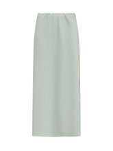 CALVIN KLEIN - Maxi Skirt with Fluid Line - Blue - LIDIASHOPPING® - Official Website