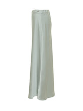 CALVIN KLEIN - Maxi Skirt with Fluid Line - Blue - LIDIASHOPPING® - Official Website