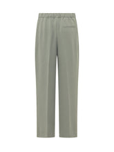CALVIN KLEIN - Pantaloni Dritti con Passanti - Verde - LIDIASHOPPING® - Official Website