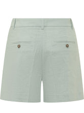 CALVIN KLEIN - Tailored Bermuda Shorts with Pleats - Green - LIDIASHOPPING® - Official Website
