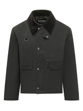 BARBOUR - Spey Jacket with Corduroy Collar - Black | Lidia Shopping ® | Official Website