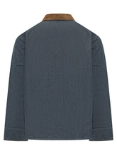 BARBOUR - Transport Denim Jacket with Contrast Collar - Blue - LIDIASHOPPING® - Official Website