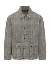 BARBOUR - Westoe Check Jacket with Pockets - Beige - LIDIASHOPPING® - Official Website