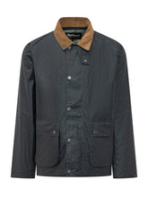 BARBOUR - Modern Bedale Wax Jacket - Blue | Lidia Shopping | Official Website