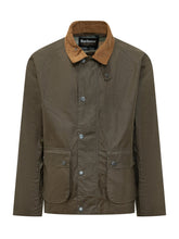 BARBOUR - Modern Bedale Wax Jacket - Green - LIDIASHOPPING® - Official Website