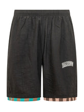 BARROW - Shorts in Popeline con Logo - Nero - LIDIASHOPPING® - Official Website