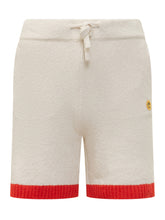 BARROW - Sweatshorts con Coulisse e Fondo a Contrasto - Beige - LIDIASHOPPING® - Official Website