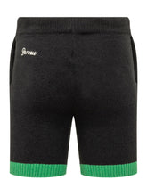BARROW - Sweatshorts with Contrasting Hem - Black - LIDIASHOPPING® - Official Website