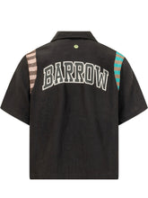 BARROW - Camicia in Viscosa a Maniche Corte - Nero - LIDIASHOPPING® - Official Website