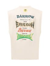 BARROW - Jersey Sleeveless Top - Beige - LIDIASHOPPING® - Official Website