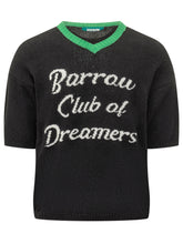 BARROW - Black Barrow Club of Dreamers Knit T-Shirt - Black - LIDIASHOPPING® - Official Website