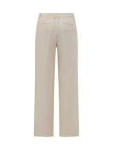 PT TORINO - Pantalone Francoise a Gamba Dritta - Beige - LIDIASHOPPING® - Official Website