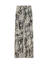 PT TORINO - Pantalone Lorenza Floreale - Nero - LIDIASHOPPING® - Official Website
