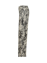 PT TORINO - Pantalone Lorenza Floreale - Nero - LIDIASHOPPING® - Official Website
