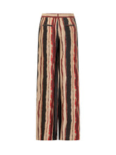PT TORINO - Pantalone Lorenza a Righe - Beige - LIDIASHOPPING® - Official Website