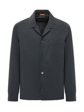 CRUNA - Camicia Serafino dalla Linea Regolare - Blu - LIDIASHOPPING® - Official Website