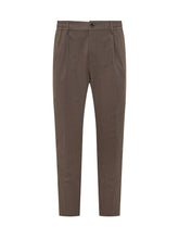 CRUNA - Pantalone Slim dal Taglio Dritto - Marrone - LIDIASHOPPING® - Official Website