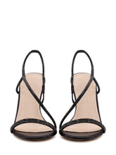 TWENTY FOURHAITCH - Stiletto Heel Sandal Flamenco Model - Black - LIDIASHOPPING® - Official Website