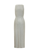 TWENTY FOURHAITCH - Abito Midi con Drappeggio Frontale - Grigio | Lidia Shopping | Official Website