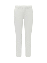 RE-HASH - Gloria Capri Pants with Straight Leg - White - LIDIASHOPPING® - Official Website