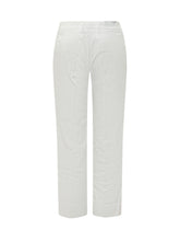 RE-HASH - Pantaloni Nelly Chinos con Gamba Dritta - Bianco - LIDIASHOPPING® - Official Website