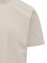 OFF-WHITE - Graphic Print T-shirt - Beige - LIDIASHOPPING® - Official Website