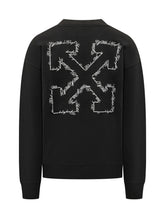 OFF-WHITE - Script Arrow Crewneck Sweatshirt - Black - LIDIASHOPPING® - Official Website