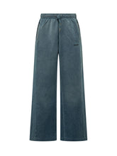 OFF-WHITE - Pantalone a Gamba Ampia con Coulisse - Blu - LIDIASHOPPING® - Official Website