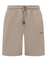 OFF-WHITE - Shorts Heraldic con Logo Ricamato - Marrone | Lidia Shopping | Official Website