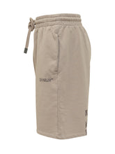 OFF-WHITE - Shorts Heraldic con Logo Ricamato - Marrone | Lidia Shopping | Official Website