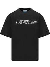 OFF-WHITE - Big Bookish Graphic T-shirt - Black - LIDIASHOPPING® - Official Website