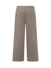 OFF-WHITE - Pantalone Cargo a Gamba Dritta con Tasche Applicate - Grigio - LIDIASHOPPING® - Official Website