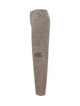 OFF-WHITE - Pantalone Cargo a Gamba Dritta con Tasche Applicate - Grigio - LIDIASHOPPING® - Official Website
