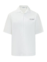 OFF-WHITE - Camicia Bowling a Maniche Corte - Bianco | Lidia Shopping ® | Official Website