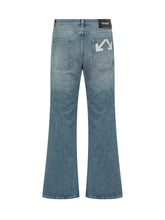 OFF-WHITE - Half Arrow Slim Fit Jeans - Blue - LIDIASHOPPING® - Official Website