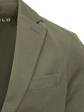 CIRCOLO - Light Piquet Single-breasted Jacket - Green - LIDIASHOPPING® - Official Website