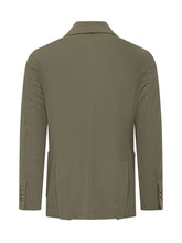 CIRCOLO - Double Breasted Piquet Blazer with Pockets - Green - LIDIASHOPPING® - Official Website